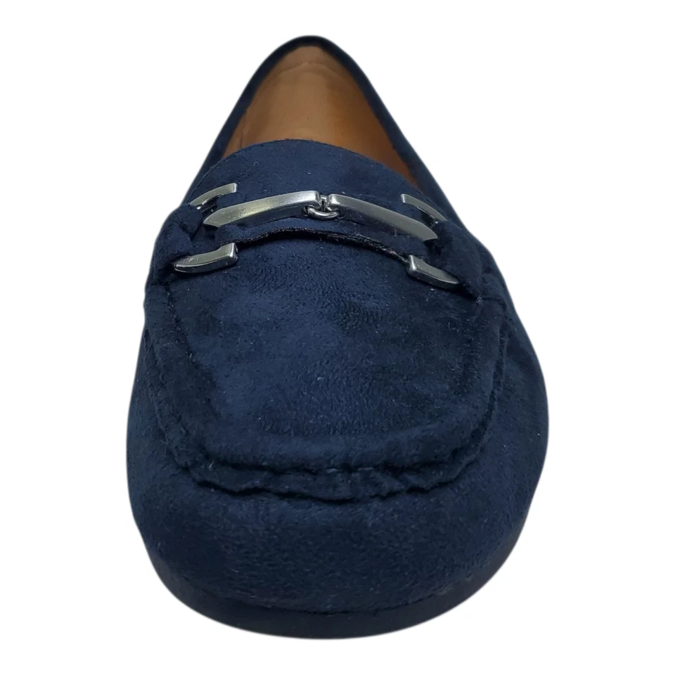 Mocasín de conducción diurna Aerosoles para mujer azul marino imitación gamuza zapato cómodo 7,5 EE. UU. Foto 3 de 4