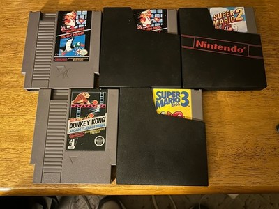 Nintendo NES Games Super Mario 1,2,&3, And Donkey Kong