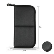 Compact 23Pcs Makeup Brush Storage Bag Foldable Portable Case for Travel Use