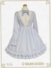 Preview of Ornament Jacquard Garden Dress Lolita One-Piece Sax BABY, THE STARS SHINE BRIGHT