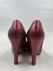 Moschino Cheap and Chic Red Metallic Platform Pumps W 5 — photo 4