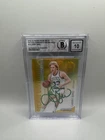 Larry Bird Signed 2023-24 Panini Prizm Dominance Gold Card #/10 Beckett 10 Auto