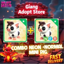 🐷 Combo N3on NFR/Fly Ride FR/ Normal Mini Pig | Fast Ship/Trusted Store!!
