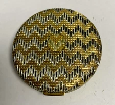 Vintage Estee Lauder Golden Weave Compact Pressed Powder i