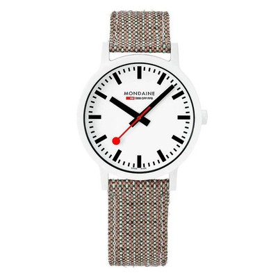 MONDAINE ESSENCE WHITE DIAL 41mm LADIES WATCH MS1.41110.LG NWT