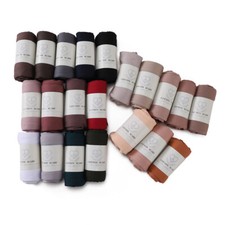 Solid Cotton Viscose Hijabs Scarf Women Muslim Headscarves Shawls Long Turban