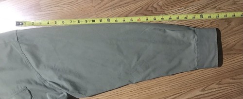 Consensus Mens Flannel Shirt XL Olive Green Button Up Brushed Cotton Canvas - Picture 7 of 11