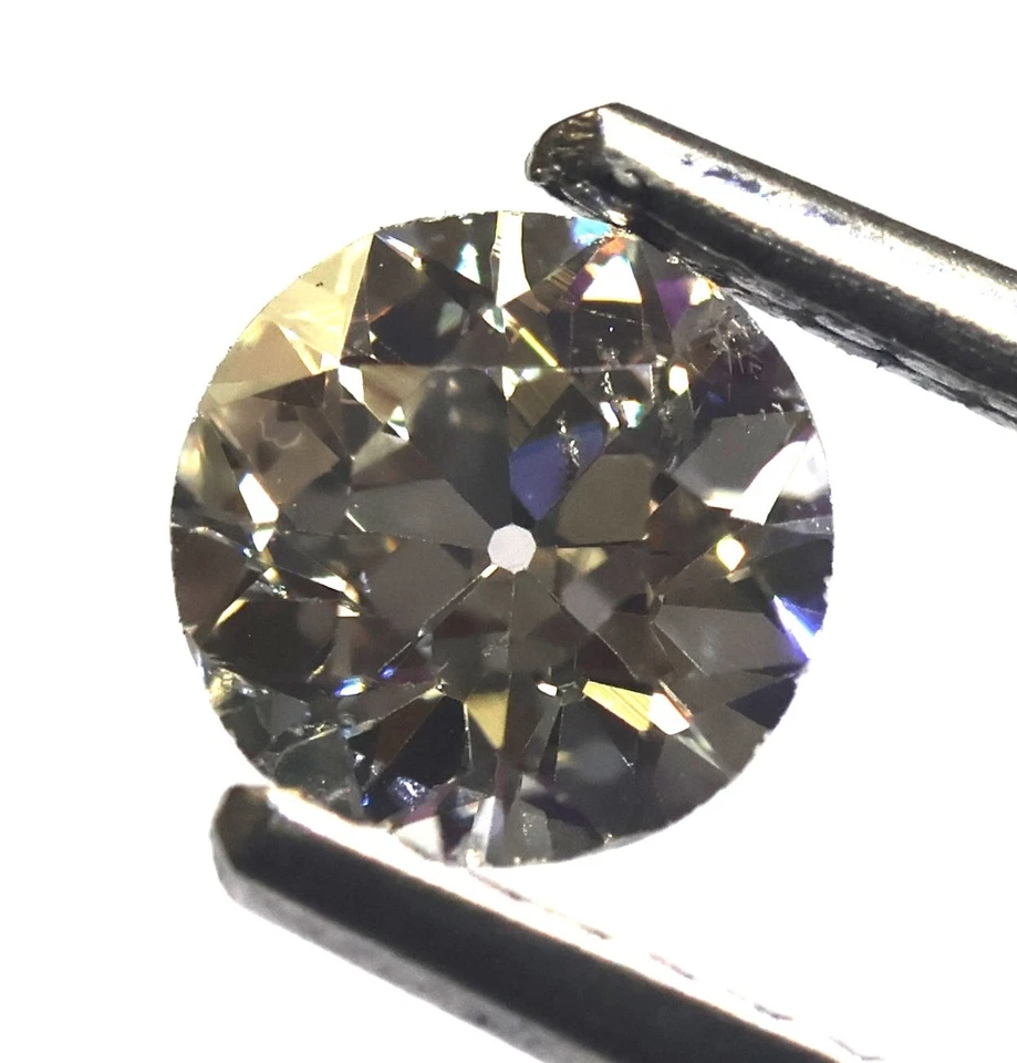GIA certified loose .57ct I SI2 old European cut round natural diamond estate - Image 3 of 4