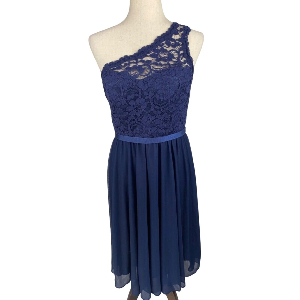 David's bridal clearance navy blue dress