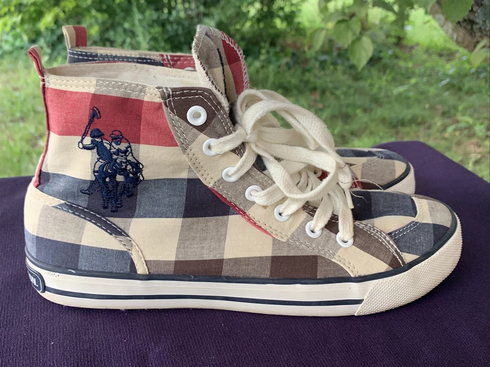 Tênis Feminino U S POLO ASSOCIATION Xadrez Xadrez Hi Tops Tamanho 7 ❤️sj7m46 - Imagem 3 de 4