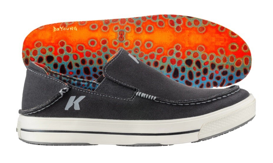 NEW - SIZE #9 KORKERS FISH MOC DEYOUNG BROWN TROUT W/ FIXED KLING