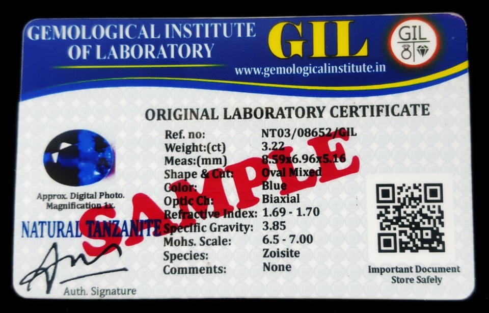 Stunning Natural Tanzanite Gemstone Pair - 8-10 Ct Total, Hexagon Cut, AAA+ Quality With GGL Certificate 9 thumbnail image