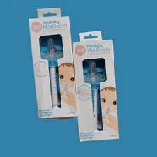 Pacifier Baby Medicine Dispenser by FridaBaby 2 Pack MediFrida the Accu-Dose