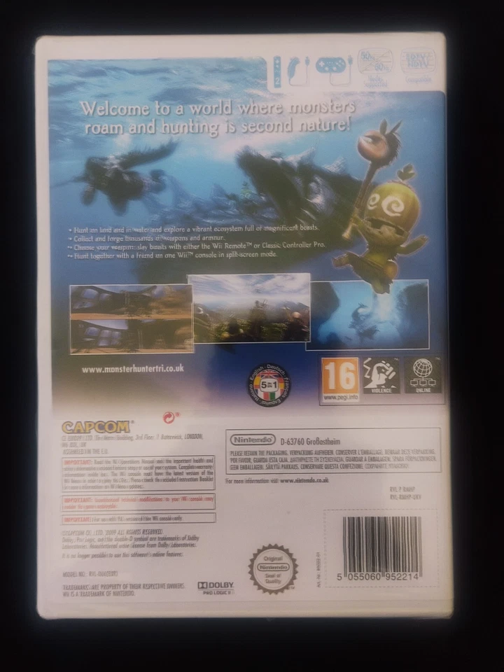 Monster Hunter Tri Nintendo Wii UK Release FACTORY SEALED - Image 2 of 4