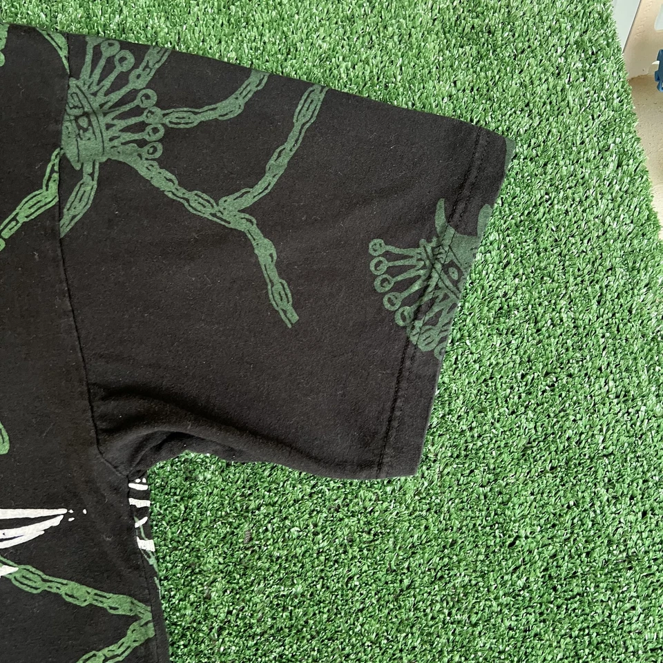 Vintage Y2K Men Brooklyn Express AOP Chain Tribal Jesse Pinkman Black T-Shirt XL - Image 3 of 4