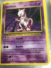 Carta Mewtwo Pokemon 1° edizione