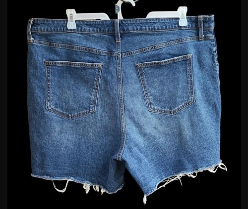 Universal Thread Women's Denim Jean Shorts Cut off Blue Size 22W - Imagen 3 de 11