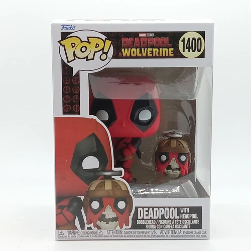 Funko Pop! Deadpool with Headpool 1400 Marvel Deadpool Wolverine