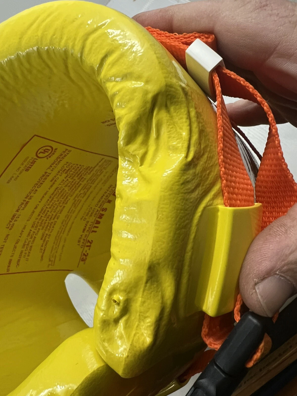 Texas Recreation Super Soft Vinyl-Coated X Small Child's Life Jacket - Yellow - product detail image 9