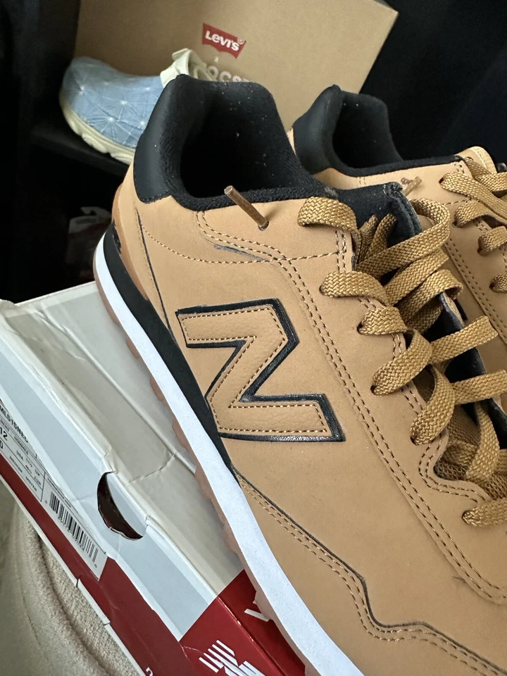Rare New Balance 515 Winter Stealth Suede Nubuck Wheat Stadium Jacket ML515WAC - Image 4 of 4