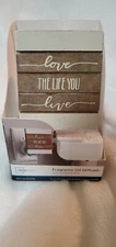 Mainstays Fragrance Oil Diffuser Love The Life You Live NIB