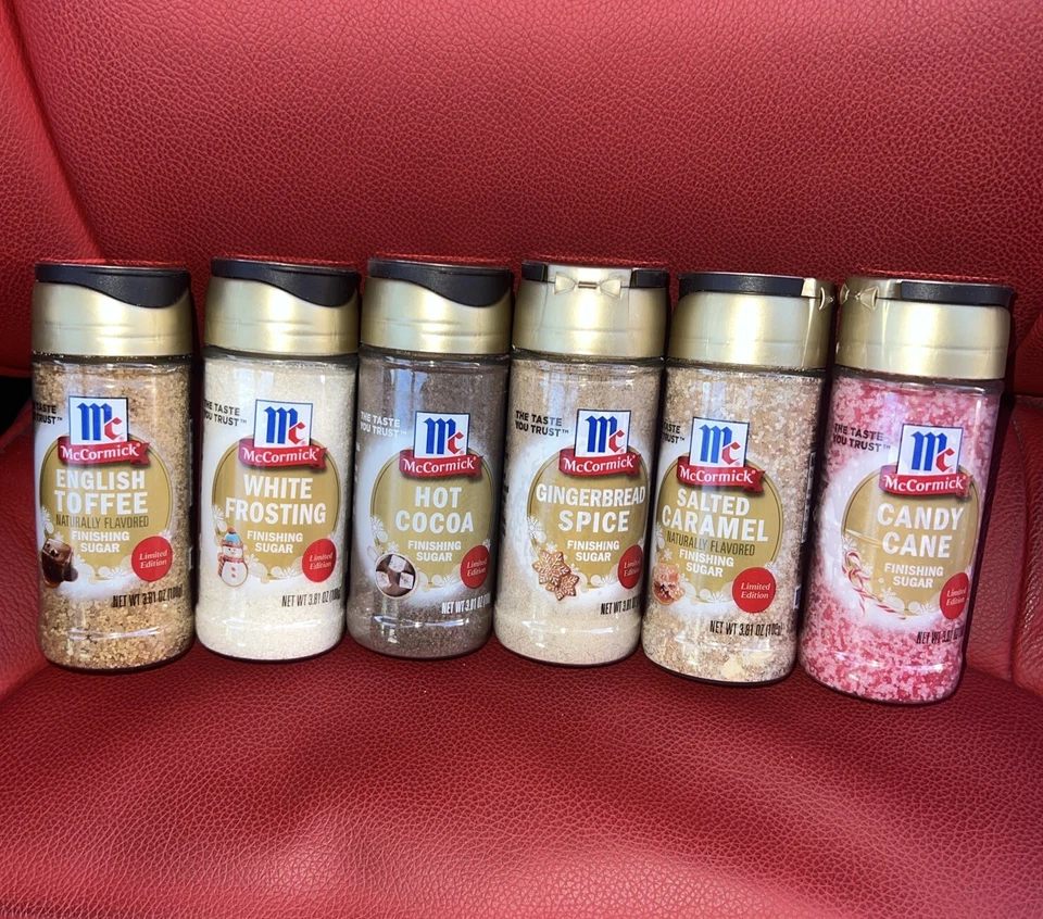 MCCORMICK ACABADO AZÚCAR VACACIONES 2024 LOS SEIS SABORES Cacao Pan de Jengibre... NUEVO Foto 2 de 4