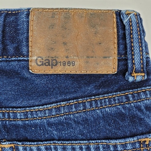 Gap Kids 1969 Jeans Sz 5 Regular Original Straight Cotton Denim Adjustable Waist - Picture 9 of 15