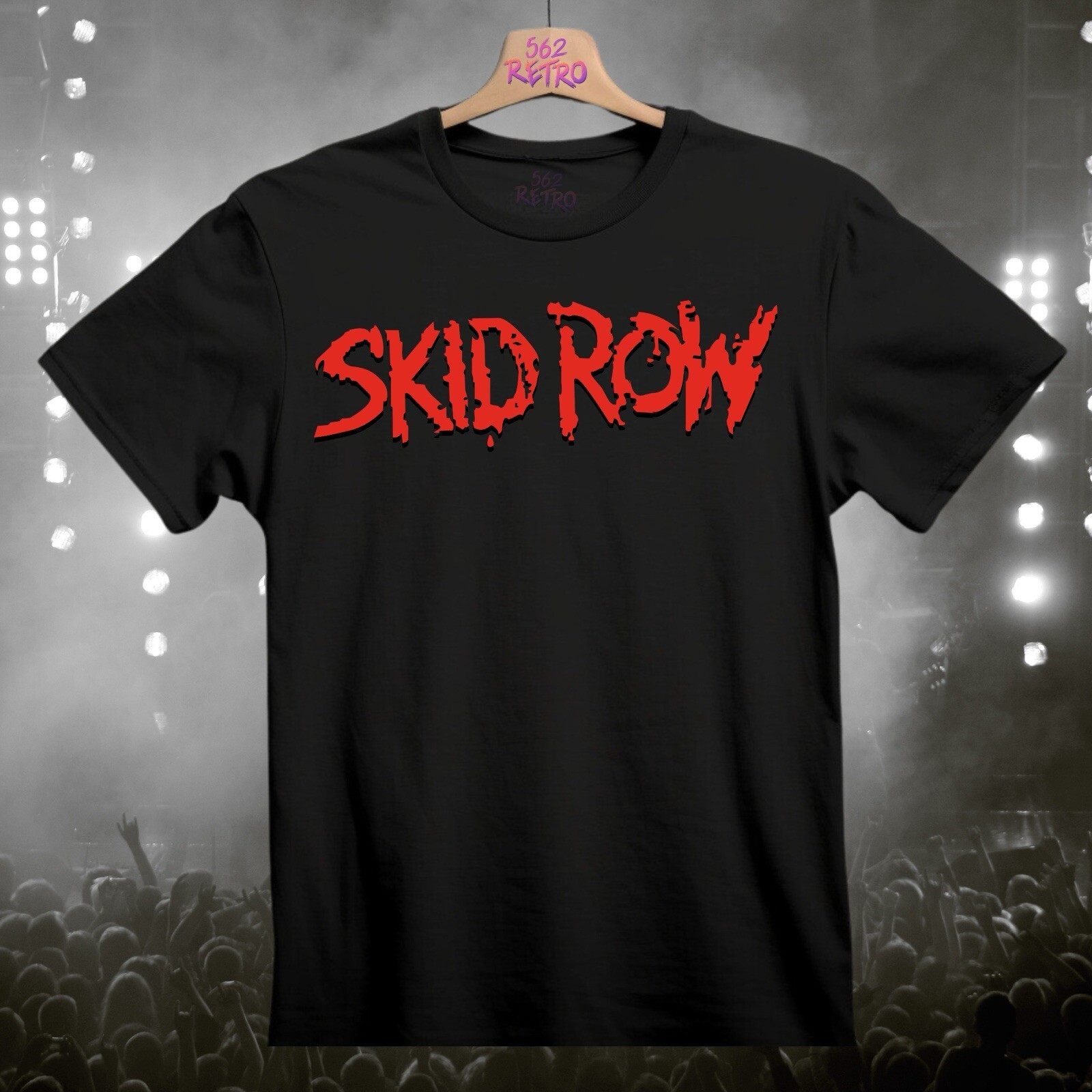 FILA T shirt Skid Row Heavy Metal Rock Band nera S 3XL
