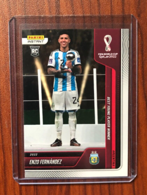 2022 Panini Instant FIFA World Cup ENZO FERNANDEZ Rookie Card #135