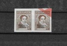 Argentine - Servicio Officiel - Paire d'épreuves - Rivadavia 10c. 1935 - 37