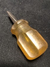 Vintage Bonney 1/4  Stubby Flathead Screwdriv...