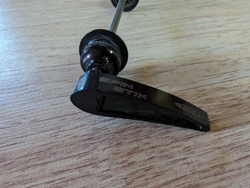 USE Spin Stix Titanium Blue Anodized Front Skewer Vintage Lightweight - Image 3 of 4