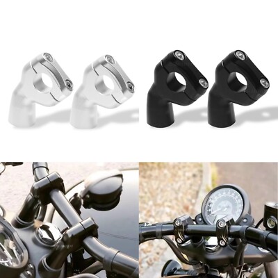 Handlebar Bar Riser Clamps Adapter Fit for Triumph Bobber T100 T120 Speed Twin