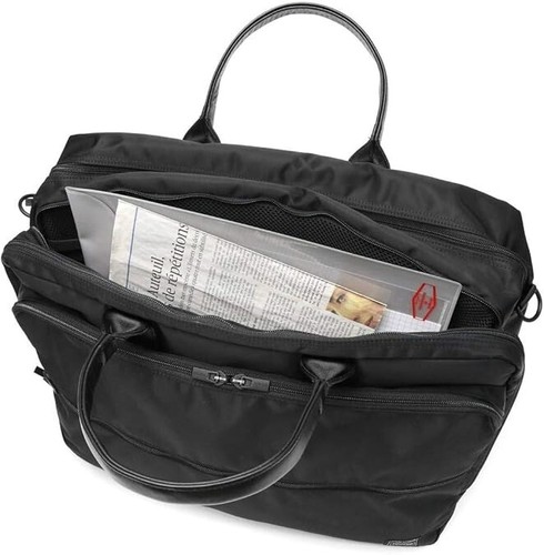 Yoshida Bag Porter 655-08294 Time 2WAY OVERNIGHT BRIEFCASE (L) Business Bag NEW - 第 5/7 張圖片