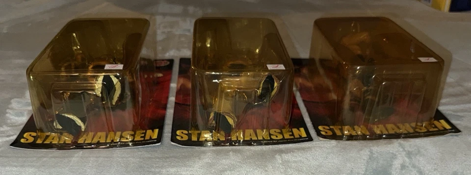 LOT OF 3 STAN HANSEN CHARAPRO ACTION FIGURES BRAND NEW IN BOX AJPW WWE - Image 4 of 4