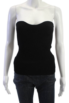 Pixie Market Womens Black Sleeveless Tank Viscose Blend Size XS