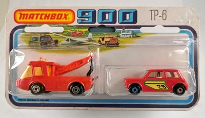 Matchbox Superfast Two Pack 6B Toe Joe ROT & 29A Racing Mini rot ''29'' Aufkleber