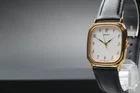 Vintage 1988 N MINT Seiko Chariot 5P31-5270 Gold Square Quartz Mens Watch JAPAN