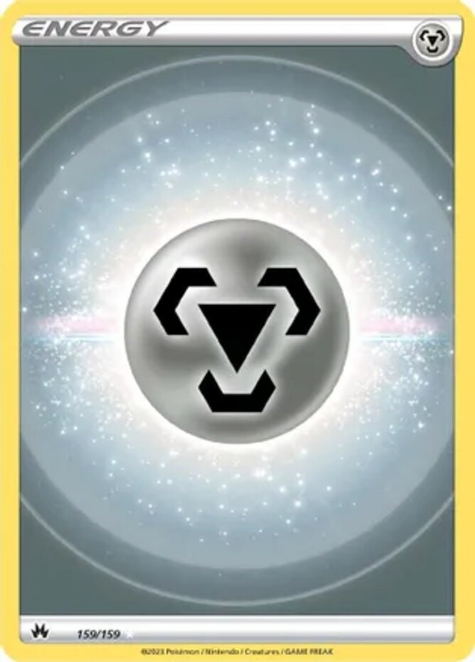 Metal Energy (Texture Full Art) - 159/159 - Ultra Rare Pokemon NM-Mint Crown Zen