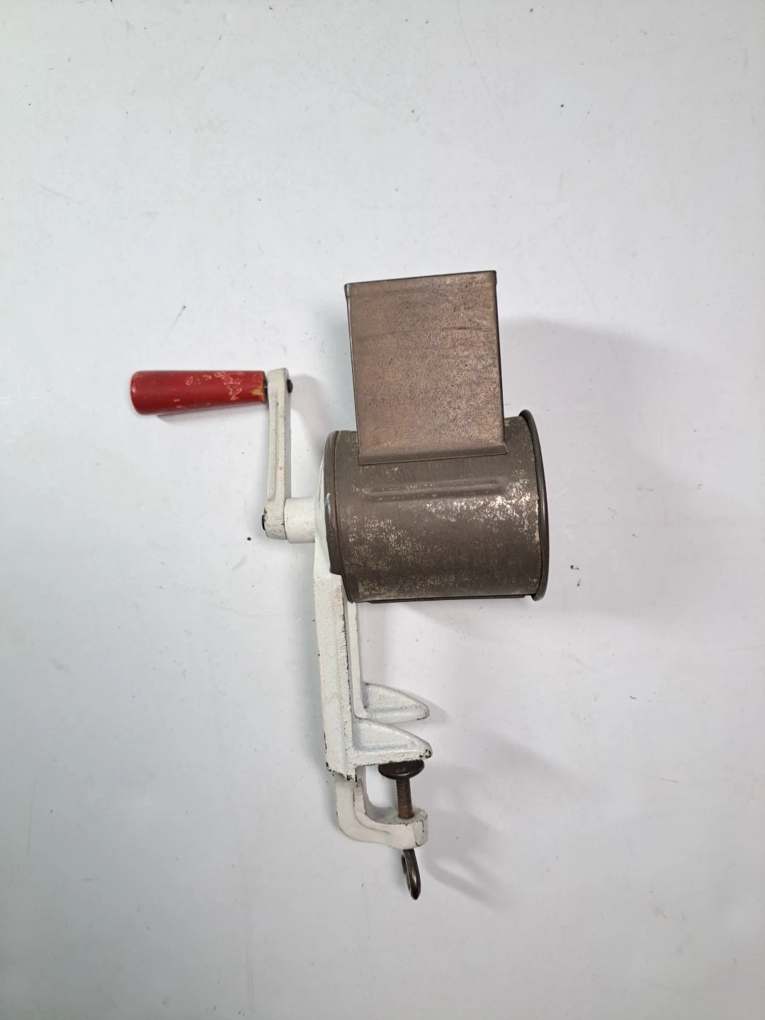Vintage Table Mounted Spice Grinder/Cheese Grater As Is