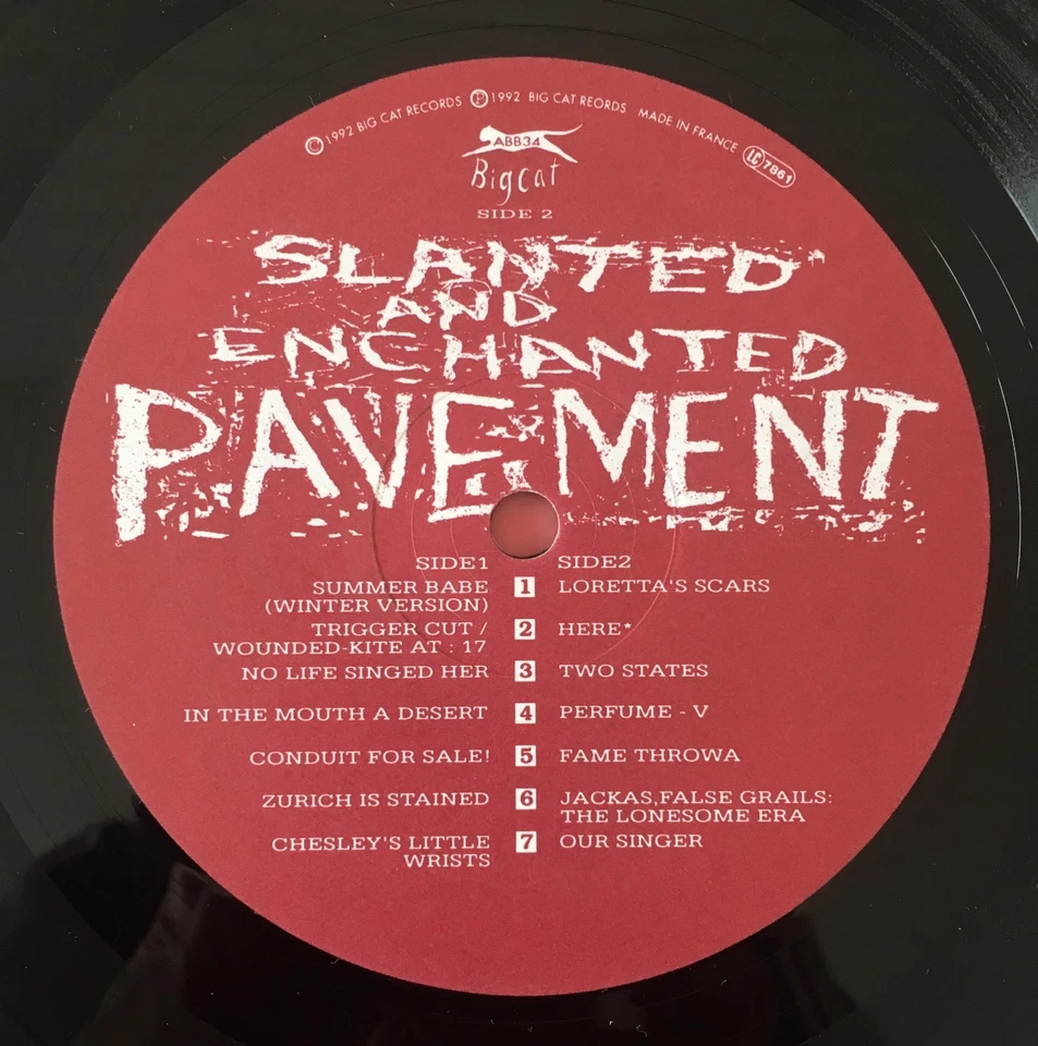 PAVEMENT Slanted And Enchanted LP Indie Rock BIG CAT 1992 * RARE * UK 1st Press - Bild 4 von 4