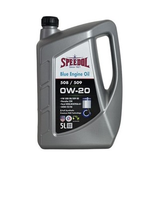 0W20 5L Speedol Blue Engine Oil VW 508 00/509 00/Ford WSS-M2C956-A1 /Porsche C20