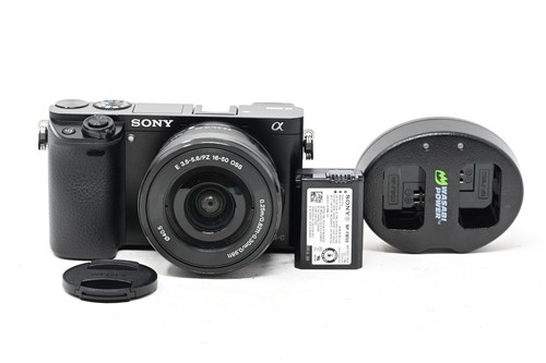 Sony A6000 Mirrorless Camera with 16-50mm-Low Shutter Count (#B24)