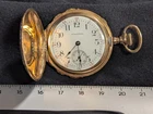 Waltham Gold Gilt 7jewel Antique Pocket Watch