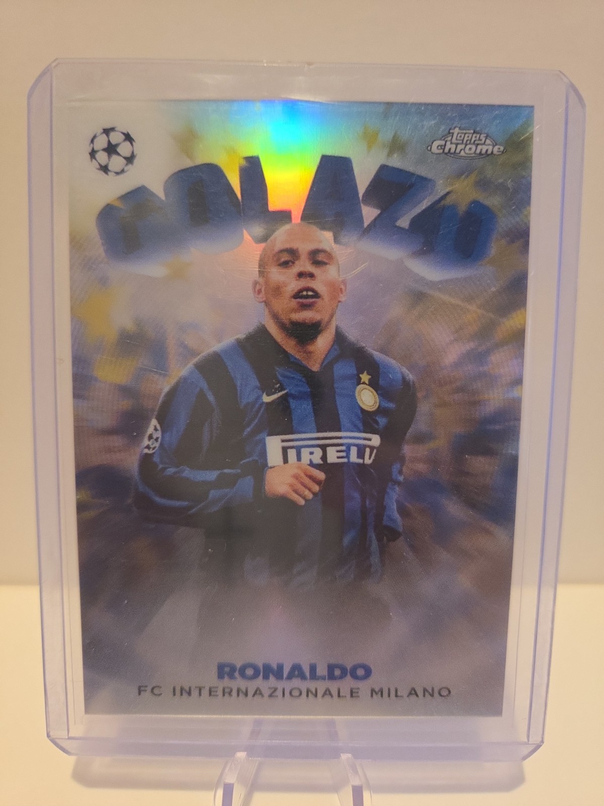 Topps Chrome 2022-23 UEFA Club Competitions Golazo Ronaldo #G-20 Inter Milan