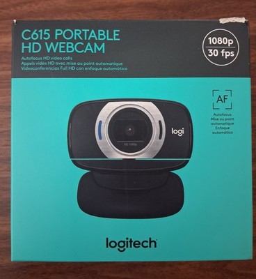LOGITECH C615 Full HD Portable WEBCAM - Black