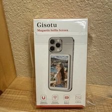 Selfie Monitor Screen for iPhone/Android,Magnetic Phone Vlog Selfie Screen with