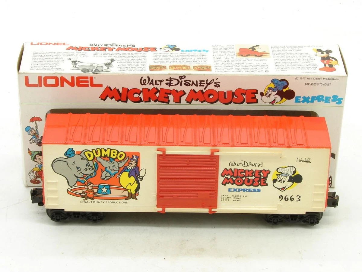 Lionel Mickey Mouse O Scale Model Railroad Freight Cars products