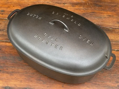 Griswold Cast Iron #9 Fully Marked Oval Roaster (Collector Grade)