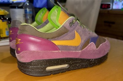 Nike Air Max 1 Premium Size 9.5 Men s 2006 Terra Hurache Olive / Chutney Grape